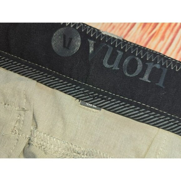 Vuori Mens Slim Fit Stretch Performance Pants 38x33 - Picture 4 of 9